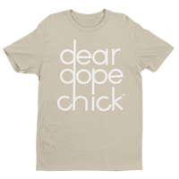 dear dope chick™ logo shirt -- tan