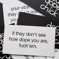 dear dope chick™ encouragement cards