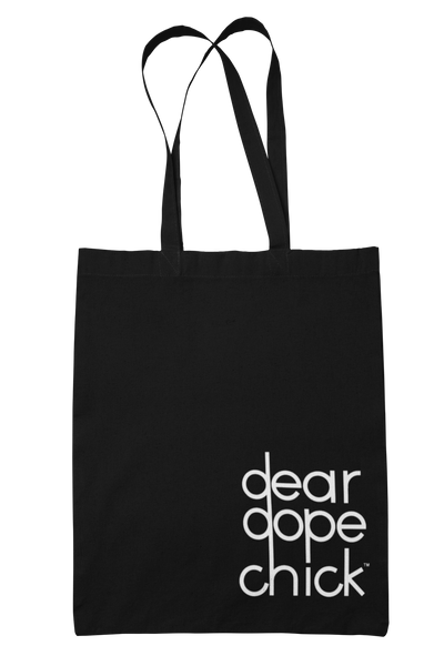 dear dope chick™ logo tote bag